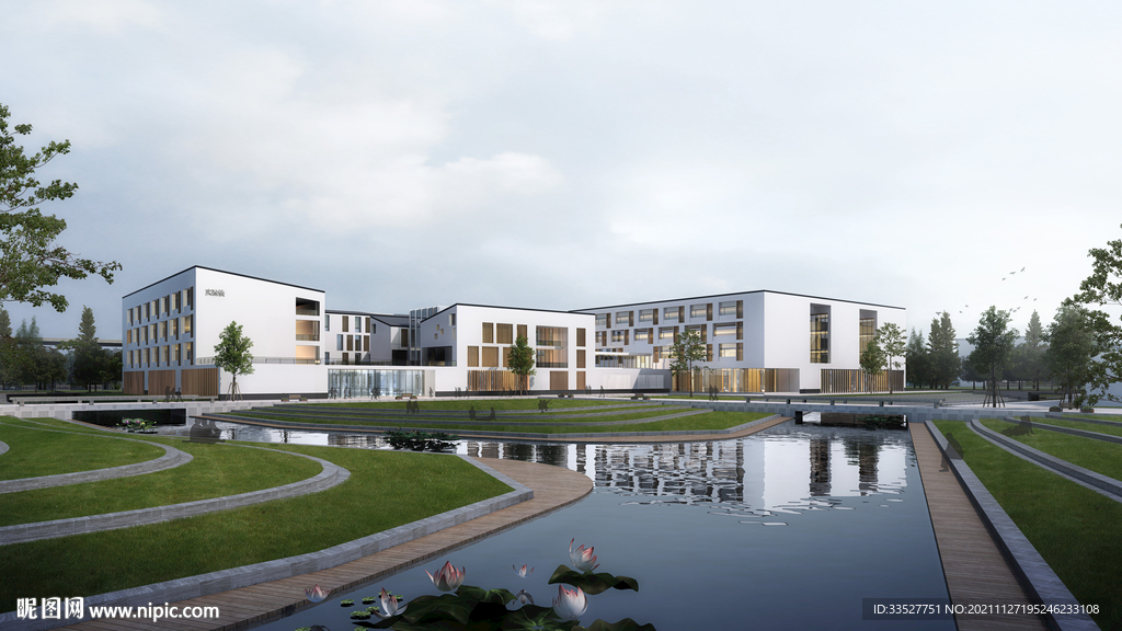 新中式学校实验楼