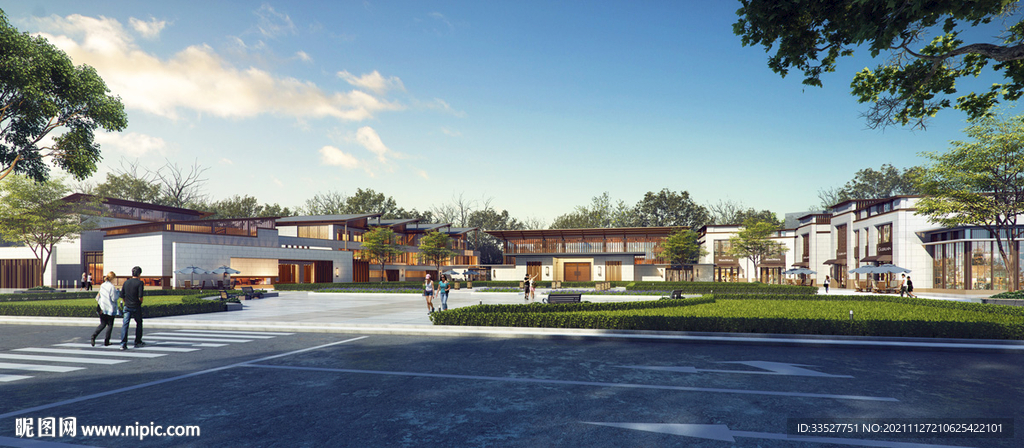 新中式售楼处示范区