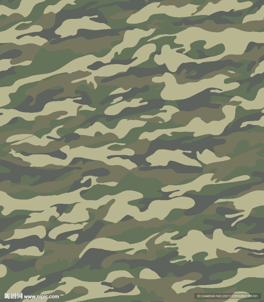 大牌 迷彩  数码印花  