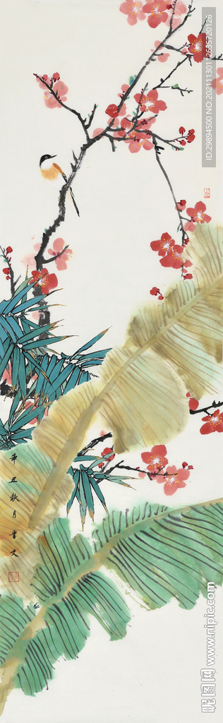 古典花鸟虫鱼中式装饰画