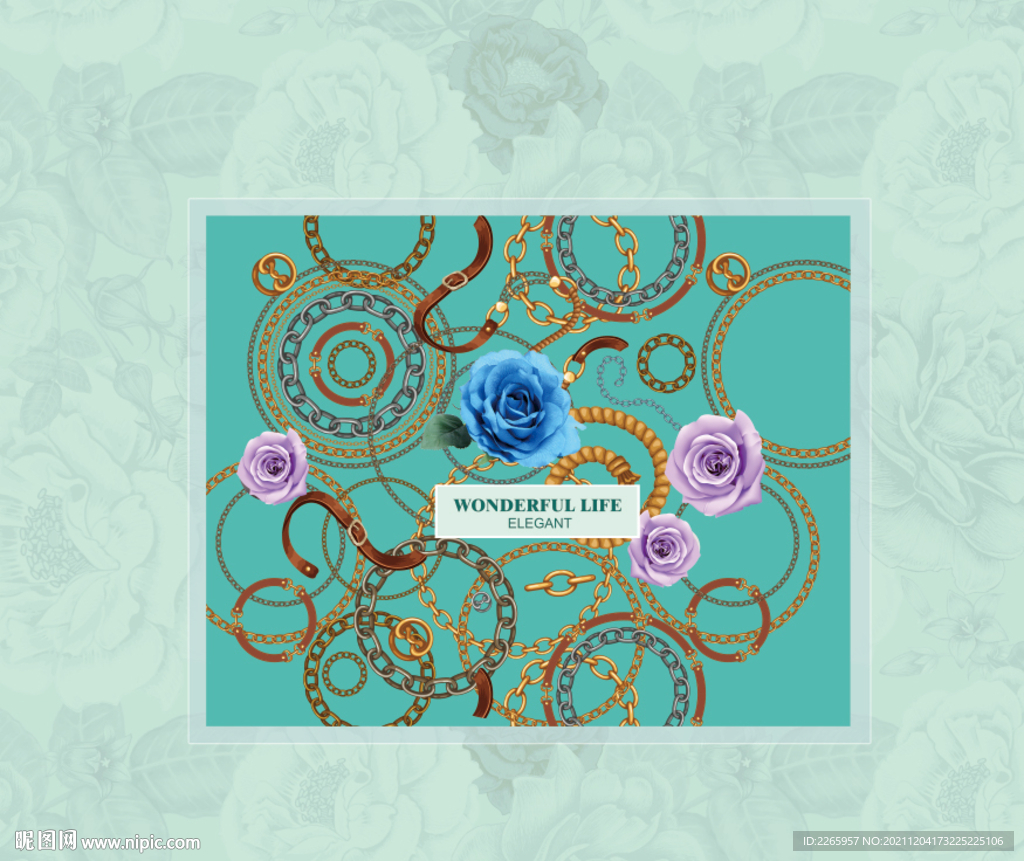 家纺被子包装 展开平面图