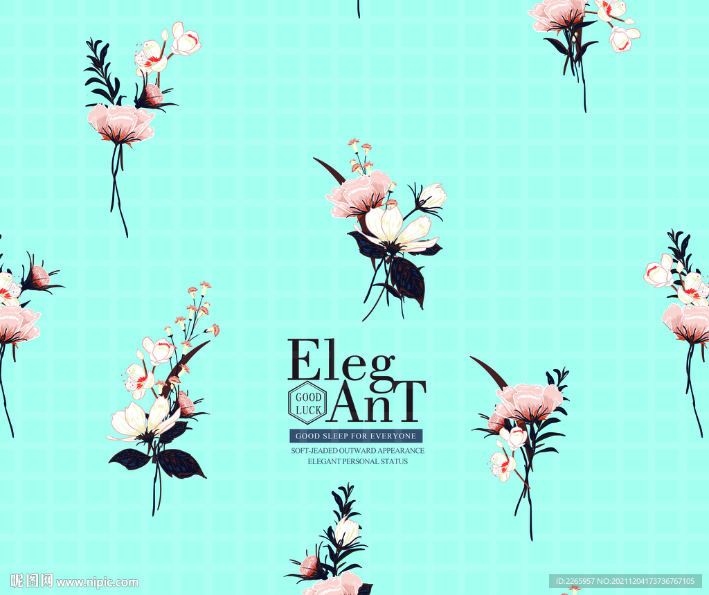 家纺被子包装 展开平面图