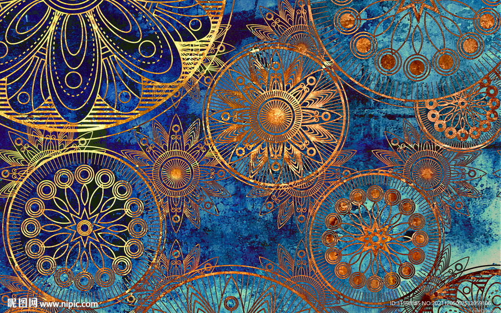 大牌数码 抽象 民族风