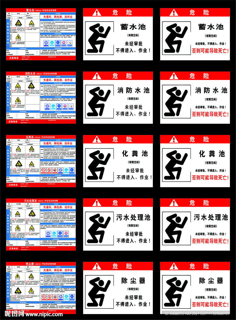 作业安全告知牌