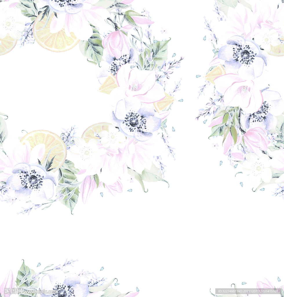 花卉  素材 柠檬