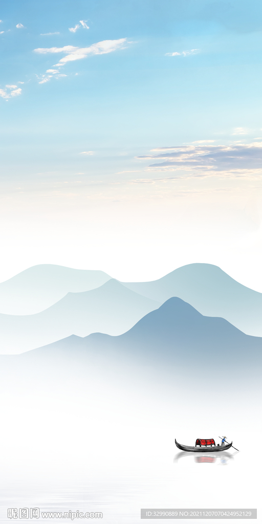 中式 最新玄关山水 TIF分层