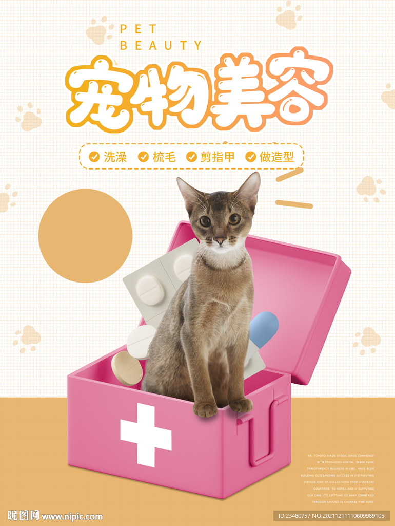 宠物美容海报