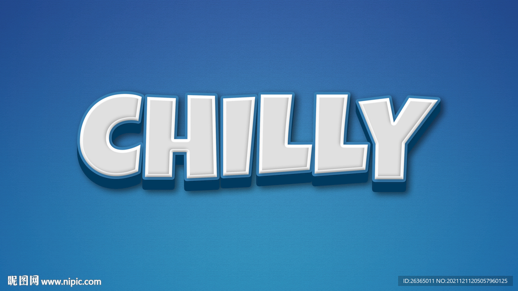 PS立体字样机生成