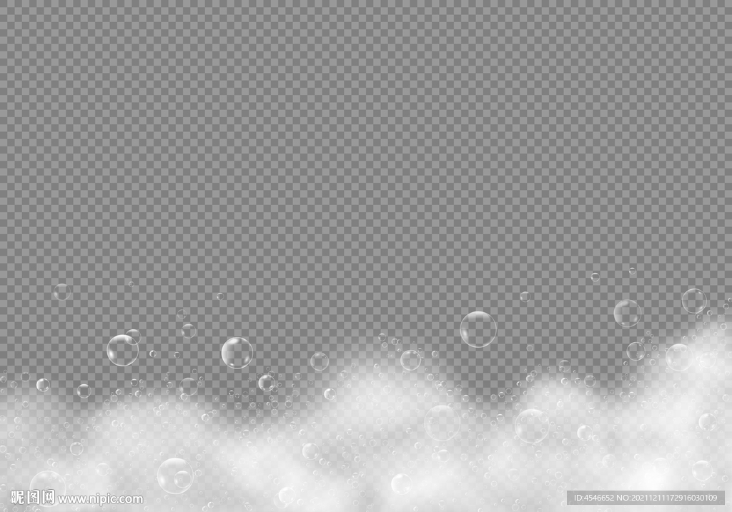 白色气泡矢量图