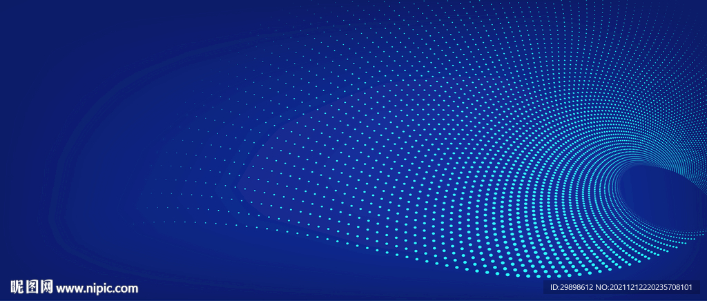 未来科技互联网通讯概念蓝色圆点