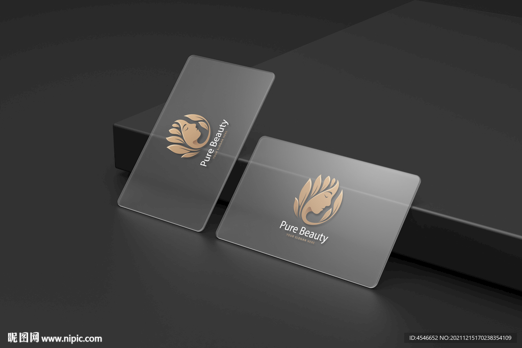 高端时尚名片样机