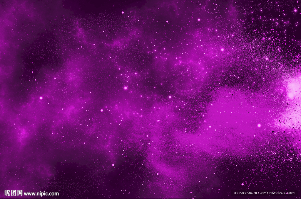 紫色星空