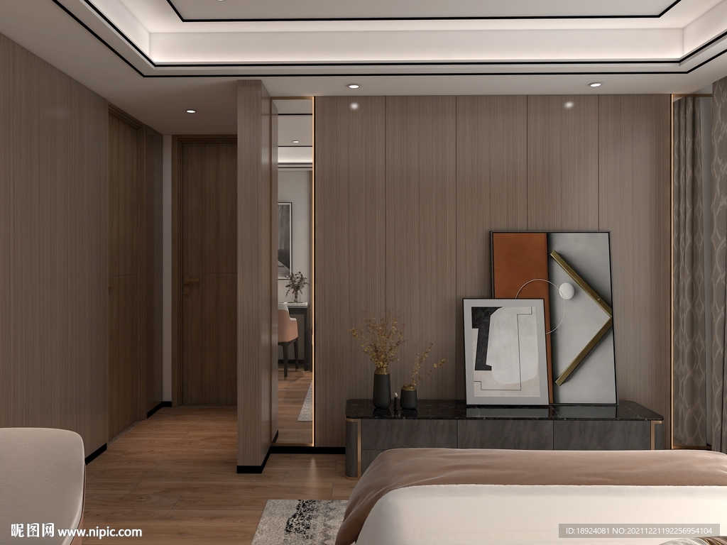 卧室 衣帽间 全屋定制 超高清