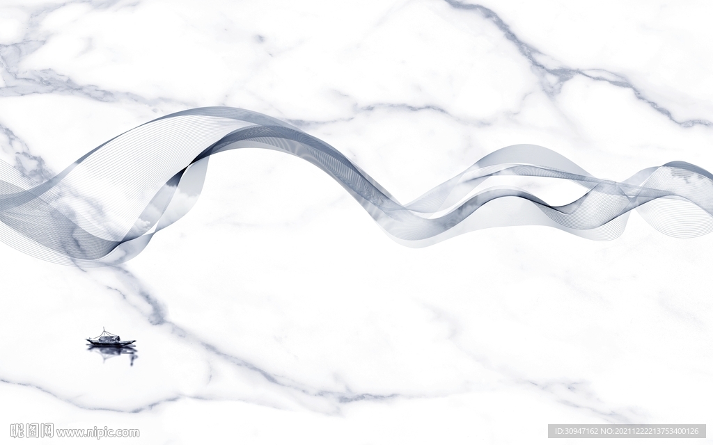 爵士白背景墙 TIF分层