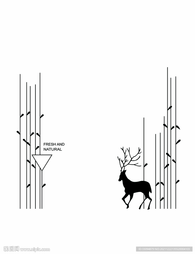 高清分层透明底推拉门打印图