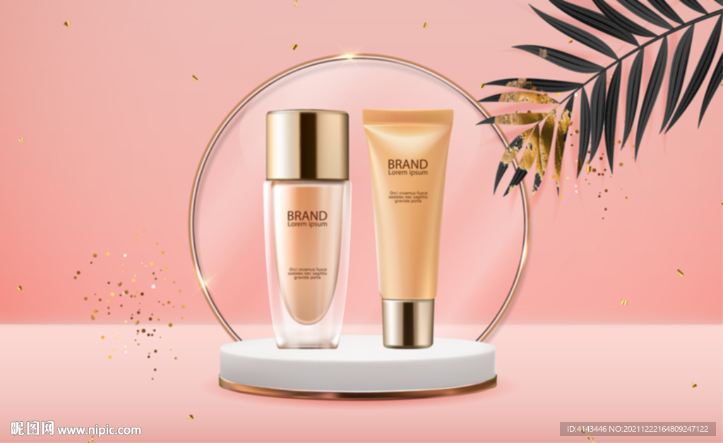 产品展示背景矢量图