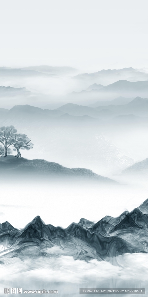 最新现代玄关画 TIF分层图