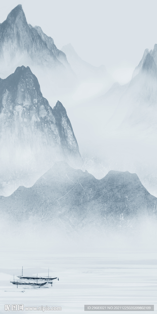 新款 新玄关山水画 TIF分层