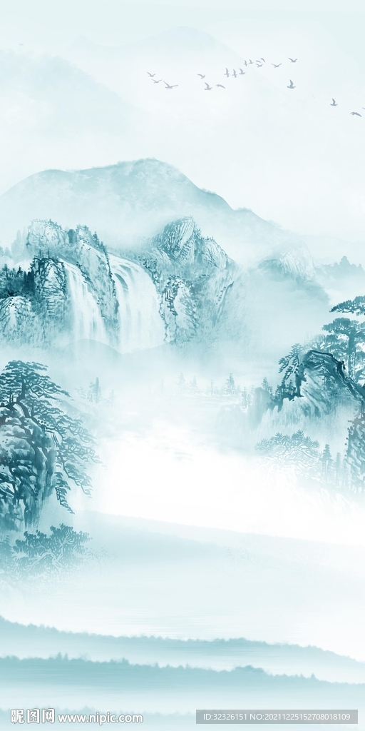 高端意境玄关框画 TiF分层