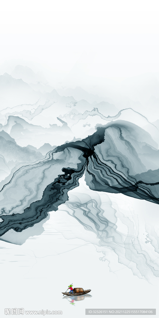 大气 现代玄关框画 TiF分层