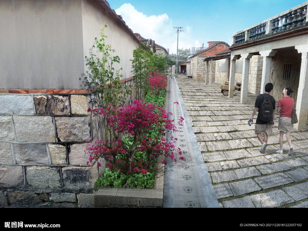 美丽乡村改造乡村振兴改造效果图