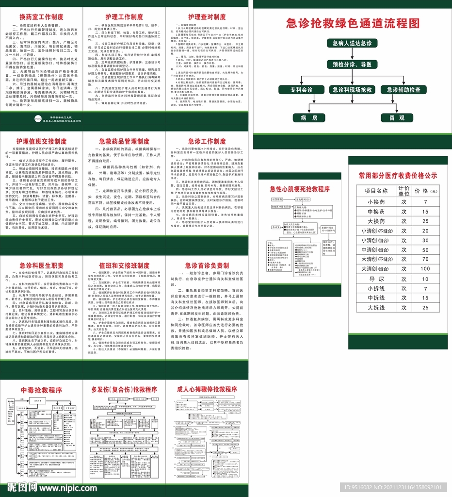 医院卫生院急诊制度