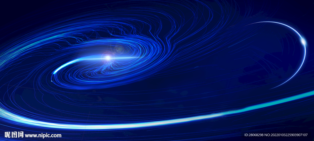 科技线条星空背景