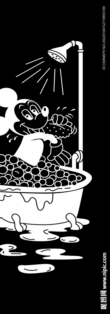 高清分层透明底平开门打印图