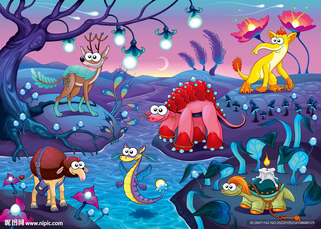 可爱卡通儿童画