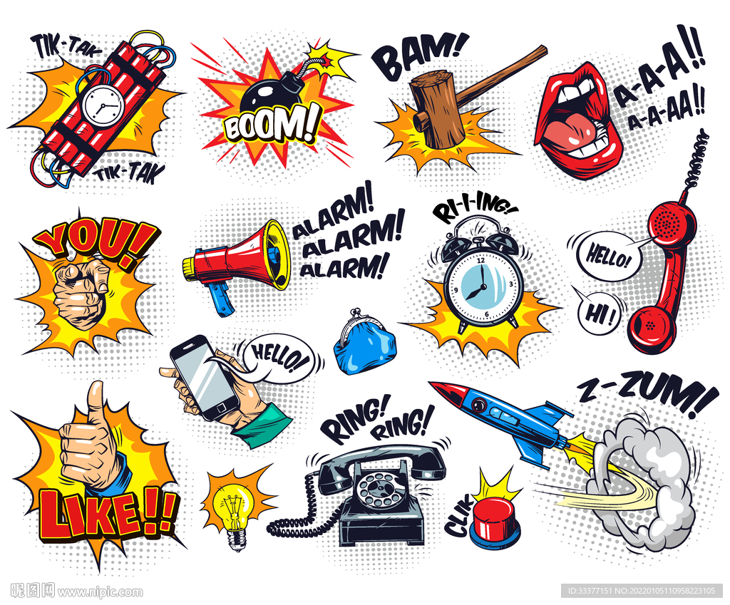  报纸 漫画 字母 潮牌 涂鸦