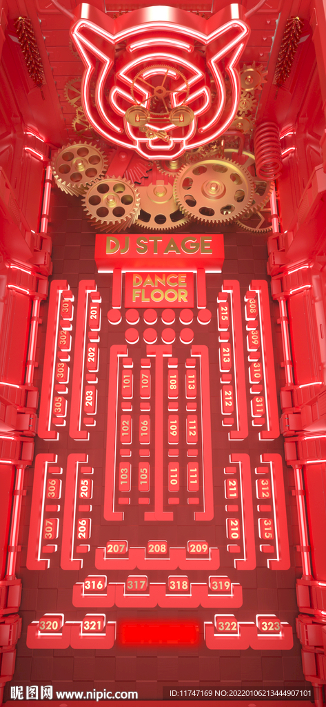 酒吧座位图