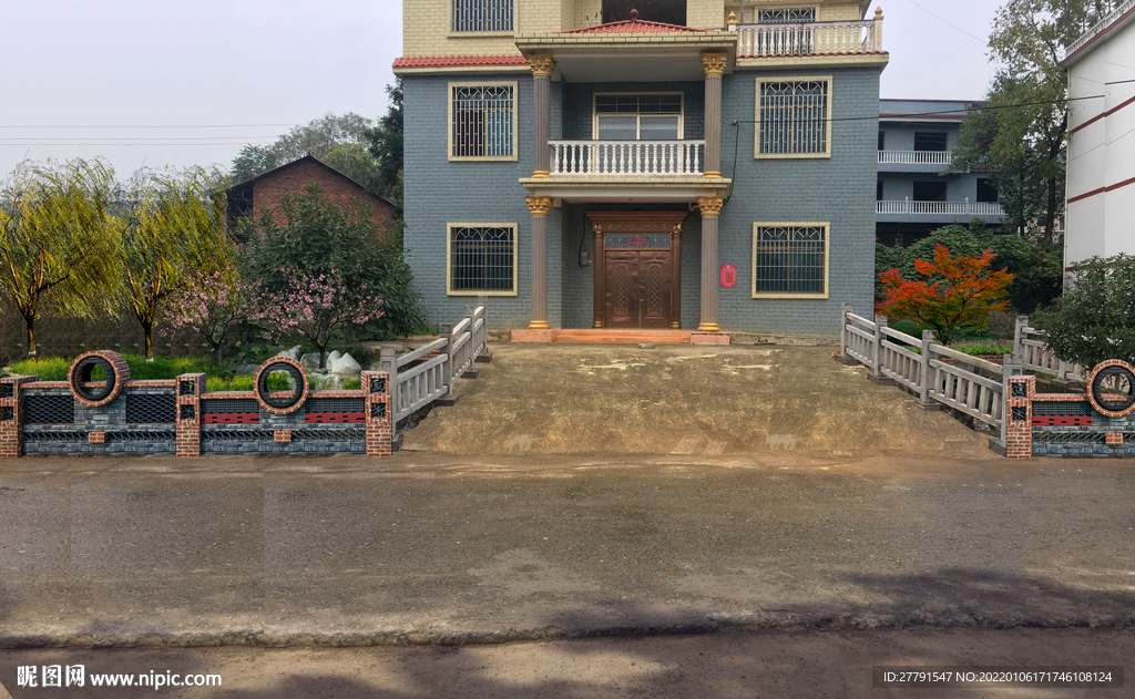 美丽乡村景观设计效果图