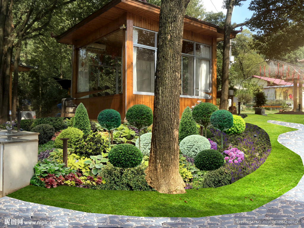 花境景观设计效果图