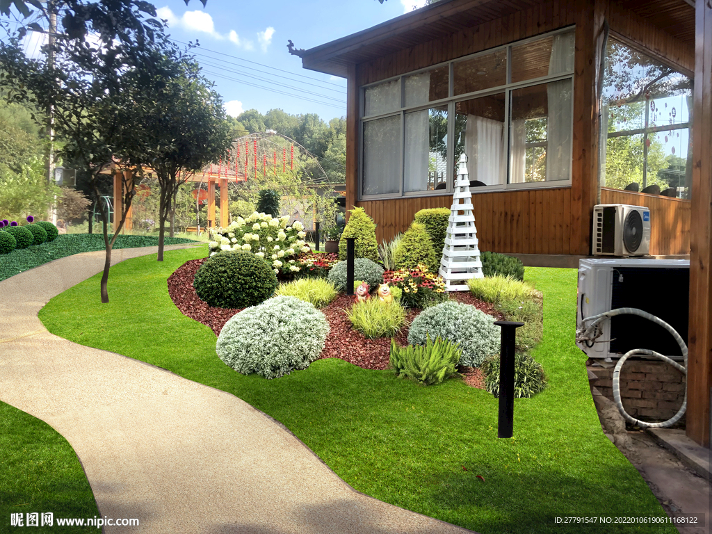 花境景观设计效果图