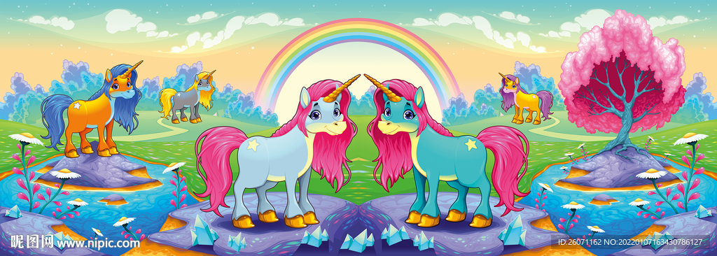 游乐场工装背景墙