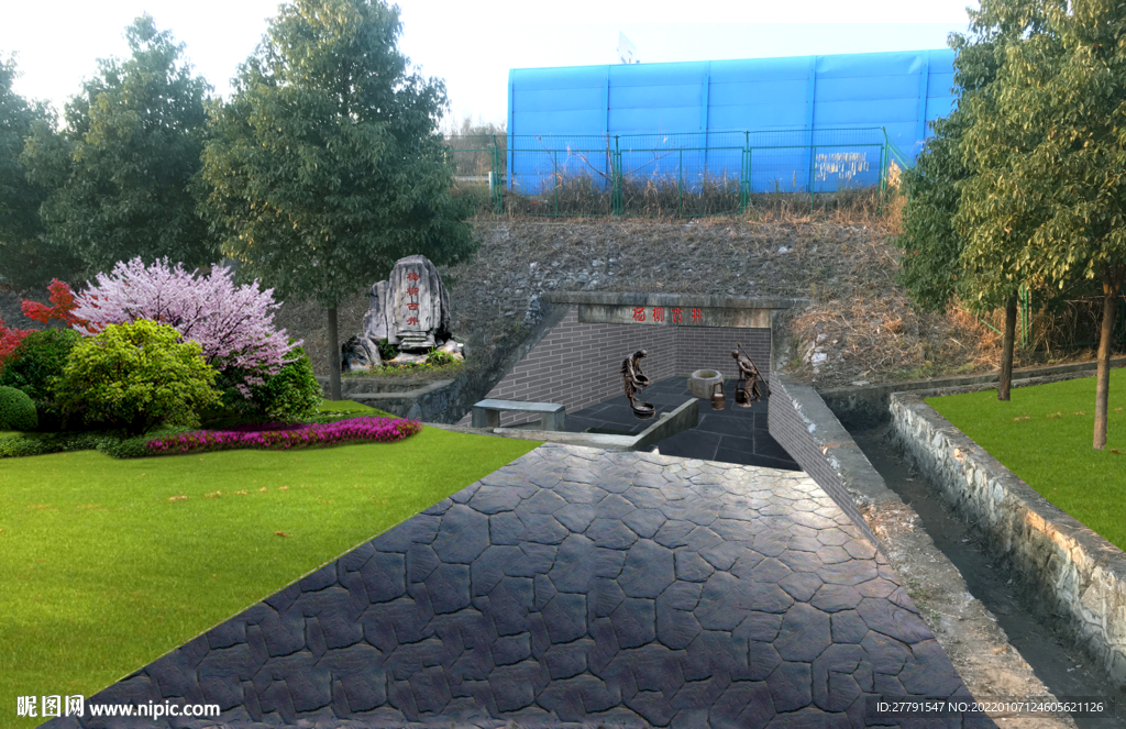 美丽乡村绿化景观设计效果图