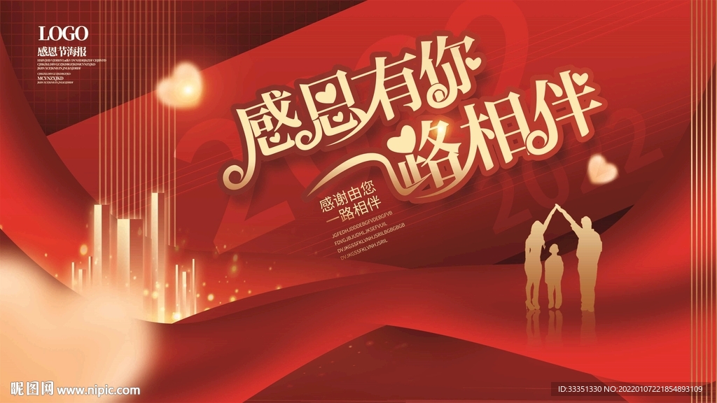 房地产感恩节展板