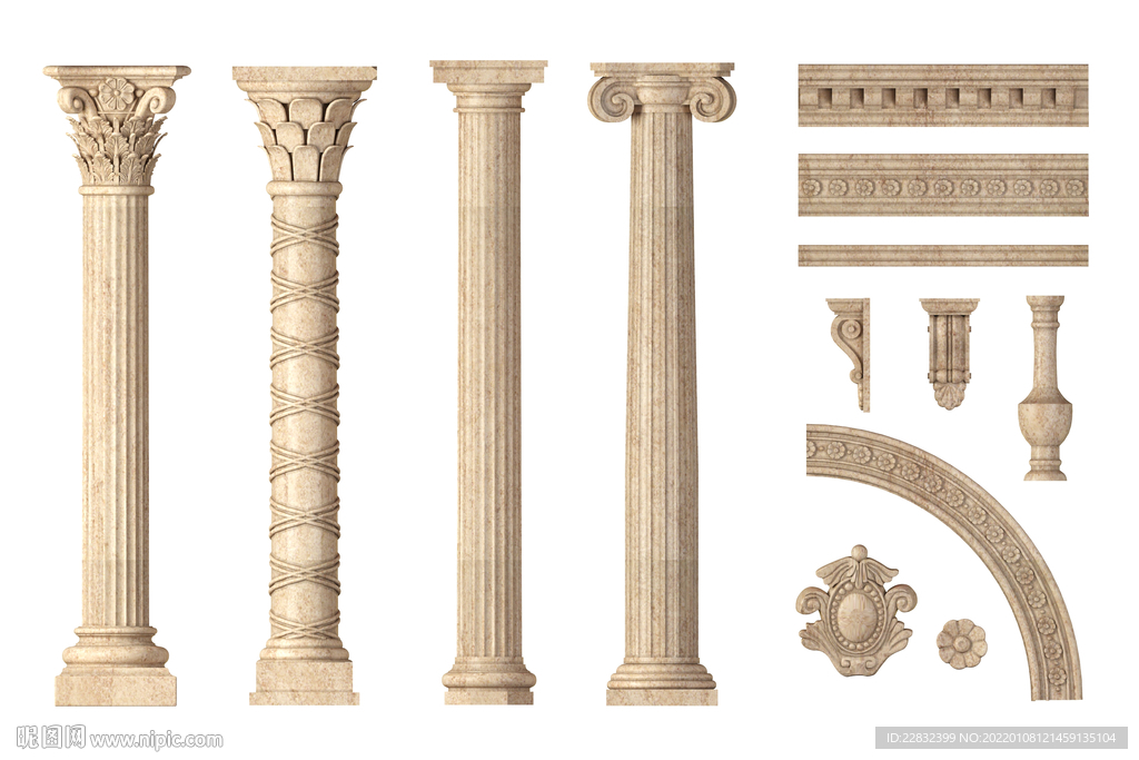 欧式罗马柱