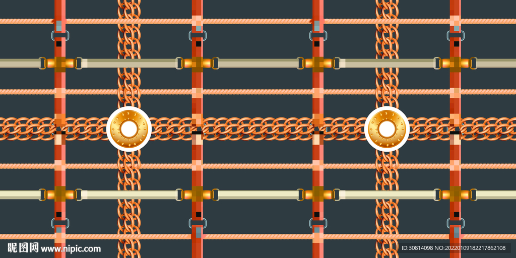 锁链图案