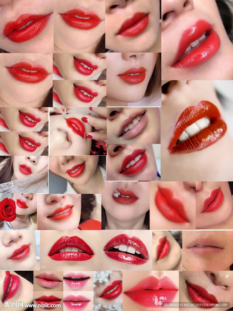 嘴唇素材