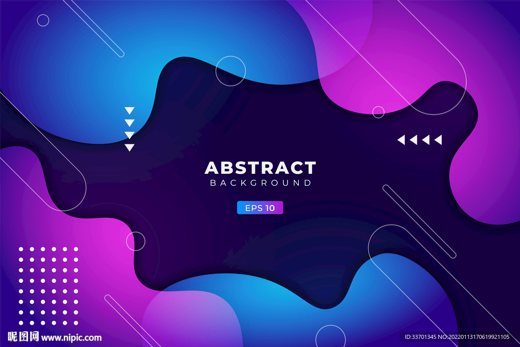 时尚潮流抽象海报