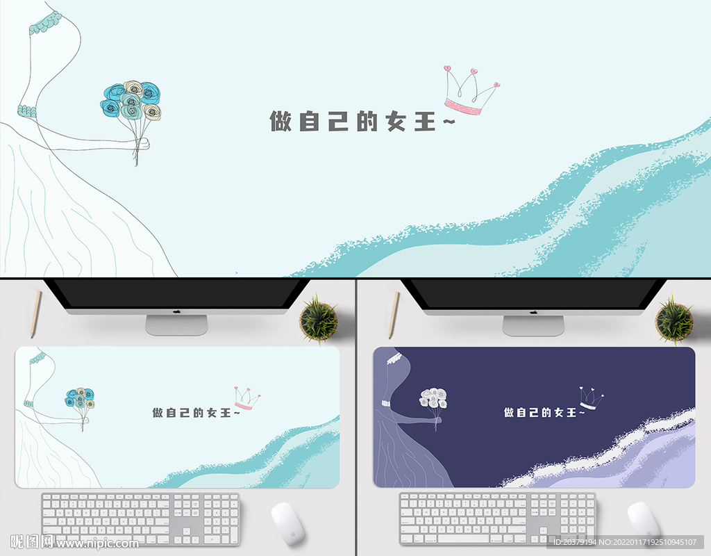 婚纱发热桌垫桌布图案