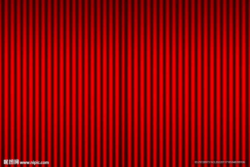 红色舞台幕布背景