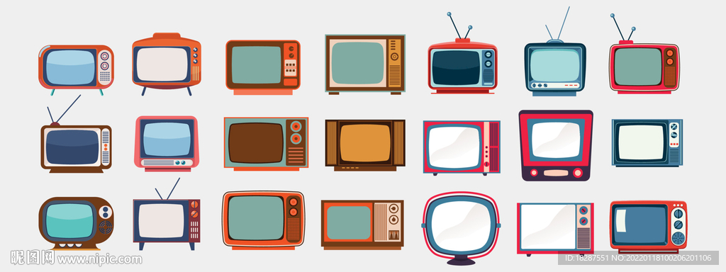 电视机相关图标