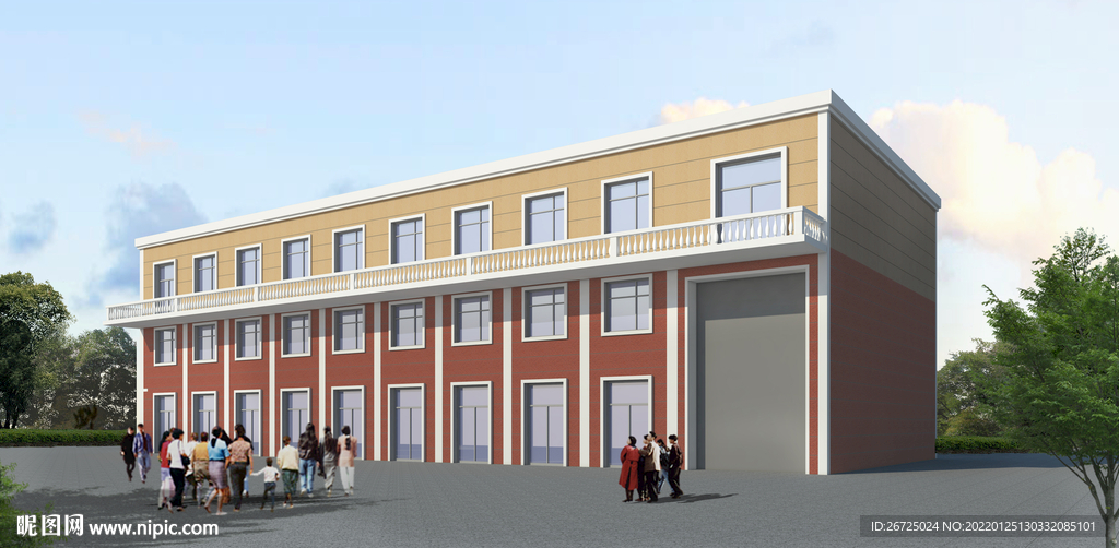 工厂厂房设计案例效果图