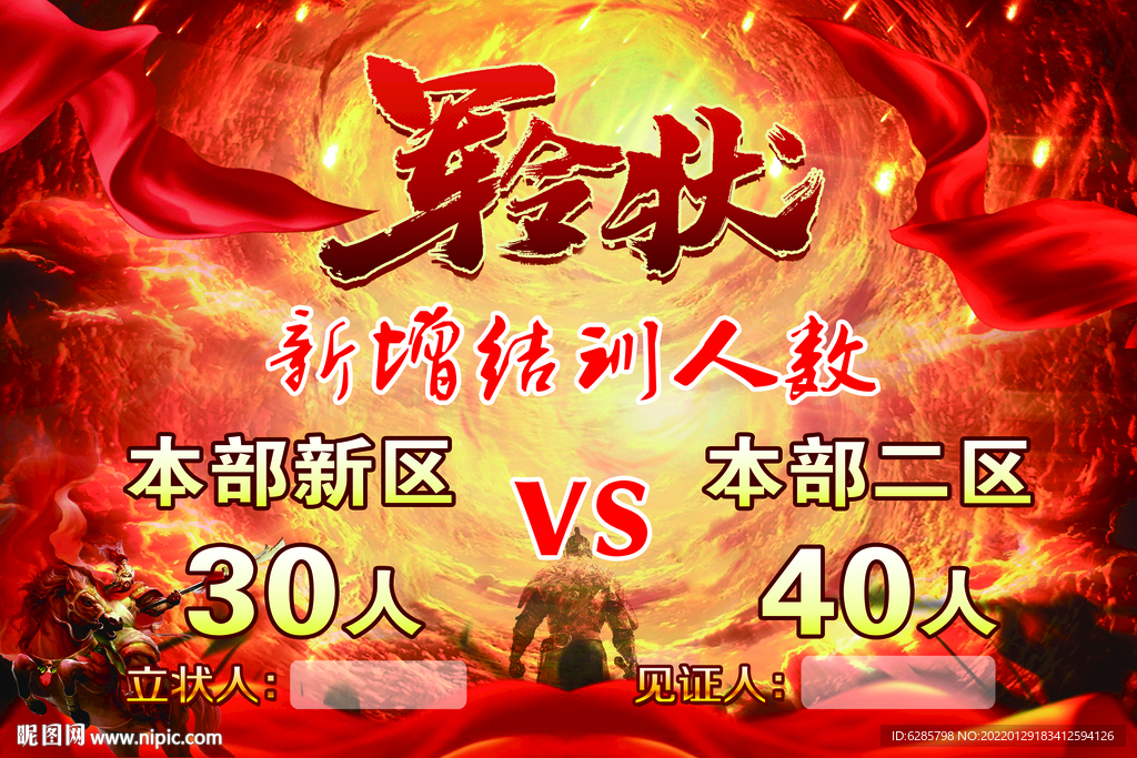 军令状   责任状 