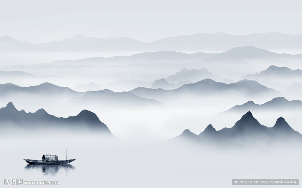 高档 高端现代山水 TIF分层