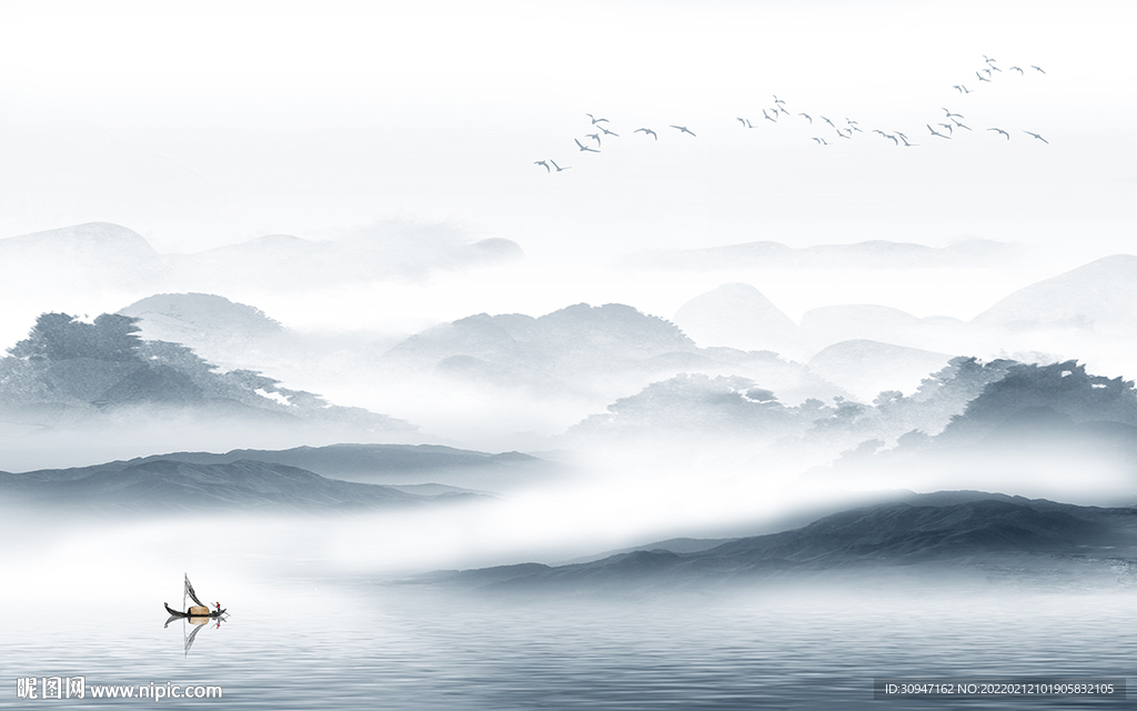 中式 现代高档山水 TIF分层