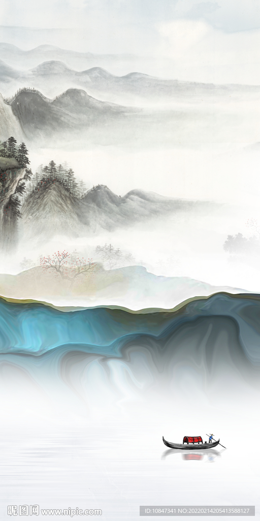 人气高清中式玄关 TIF分层