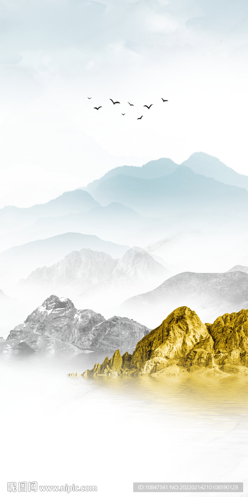 高端 人气中式玄关 TIF分层